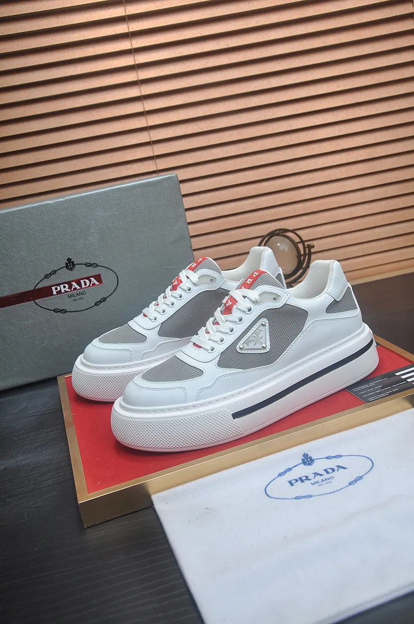 Men's shoes 💰580💶【PRADA】Top original, new season, high quality original goods, top imported calfskin with original imported glue, imported cowhide inside with original cowhide feet, original outsole! Quality guaranteed! Code 38-45 (45 customized)